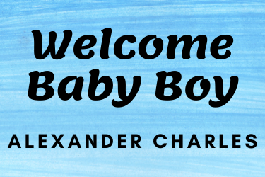 Baby Boy Alexander Charles